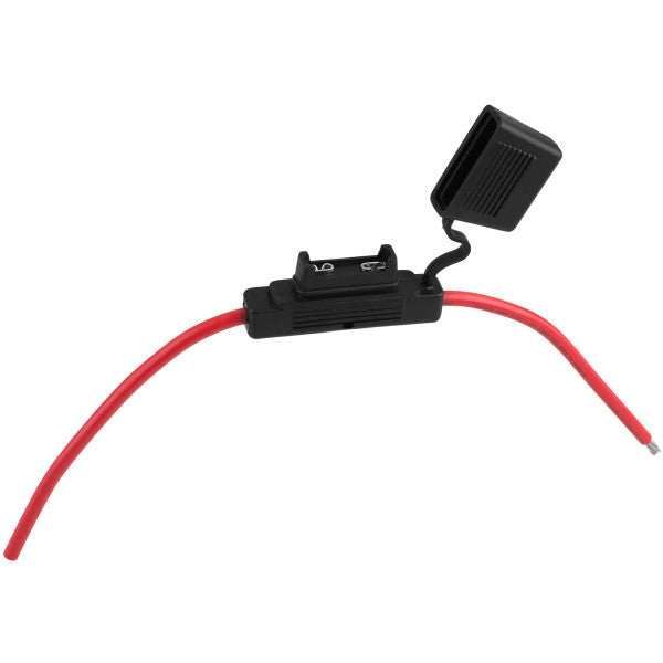 In-line Maxi Blade Fuse Holder with 8 AWG Wire Leads