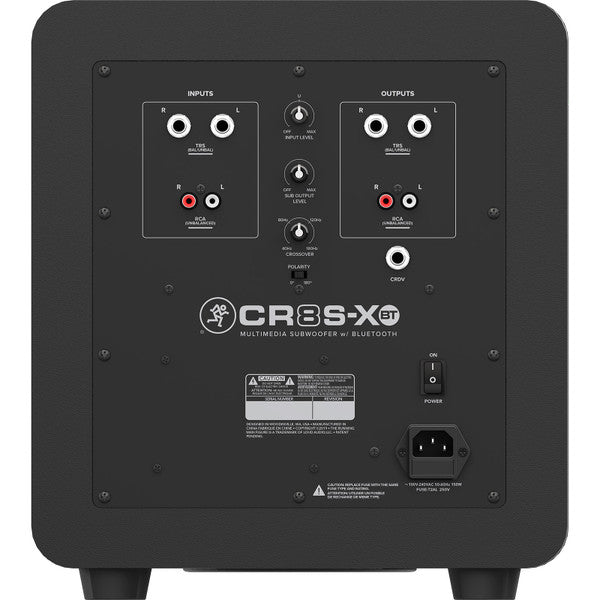 Mackie CR8S-XBT 8" Multimedia Subwoofer with Bluetooth and CRDV