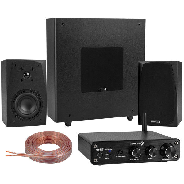 Audio DTA 2.1BT2 with MK402X & MKSX4 Subwoofer 2.1 Audio System Bundle